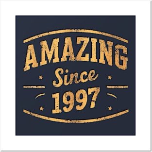 Amazing Since 1997 - Retro Vintage Edition Posters and Art